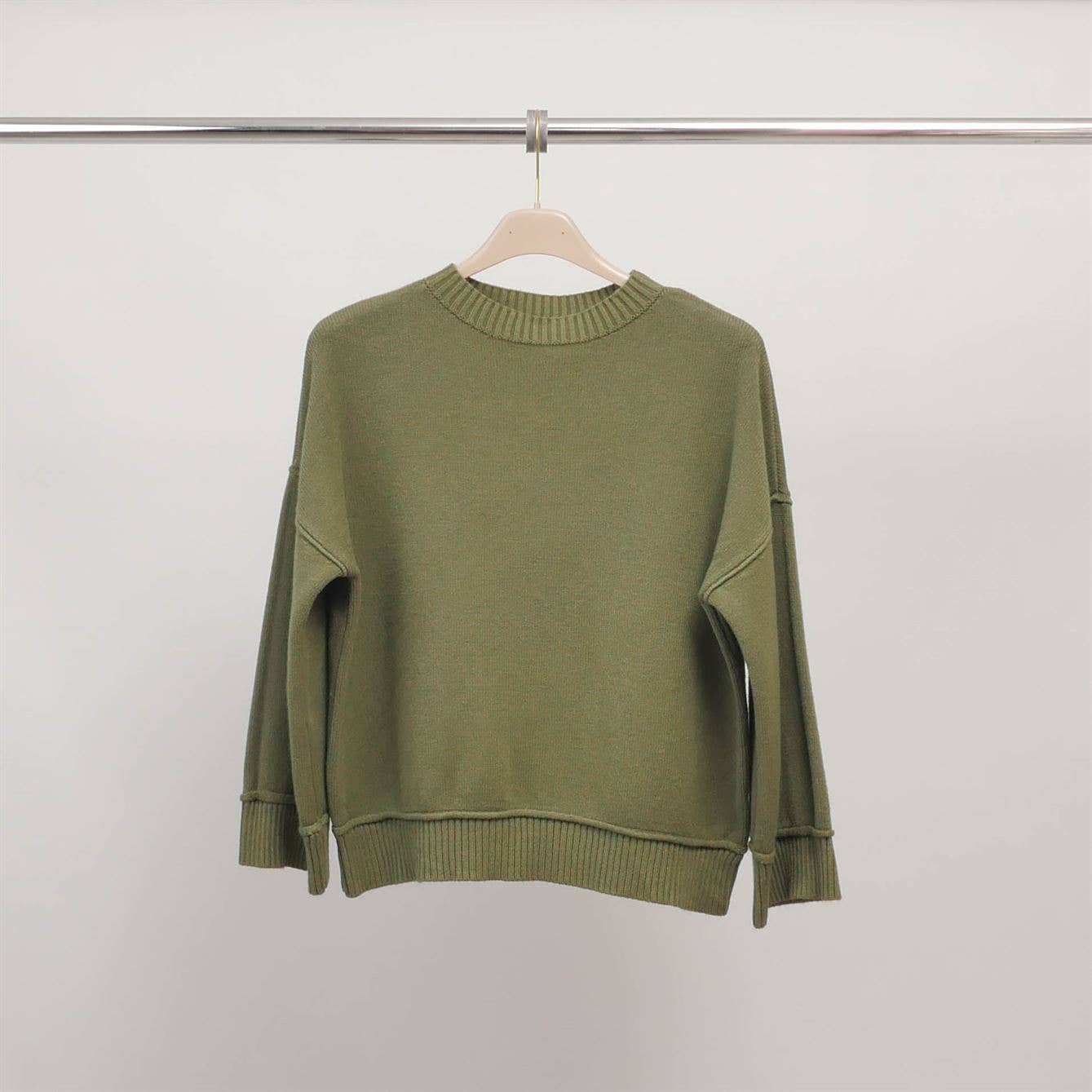 Cecile Wang - Wholesale Knit Sweater - Women's - Soft knit round neck sweater DSY94683