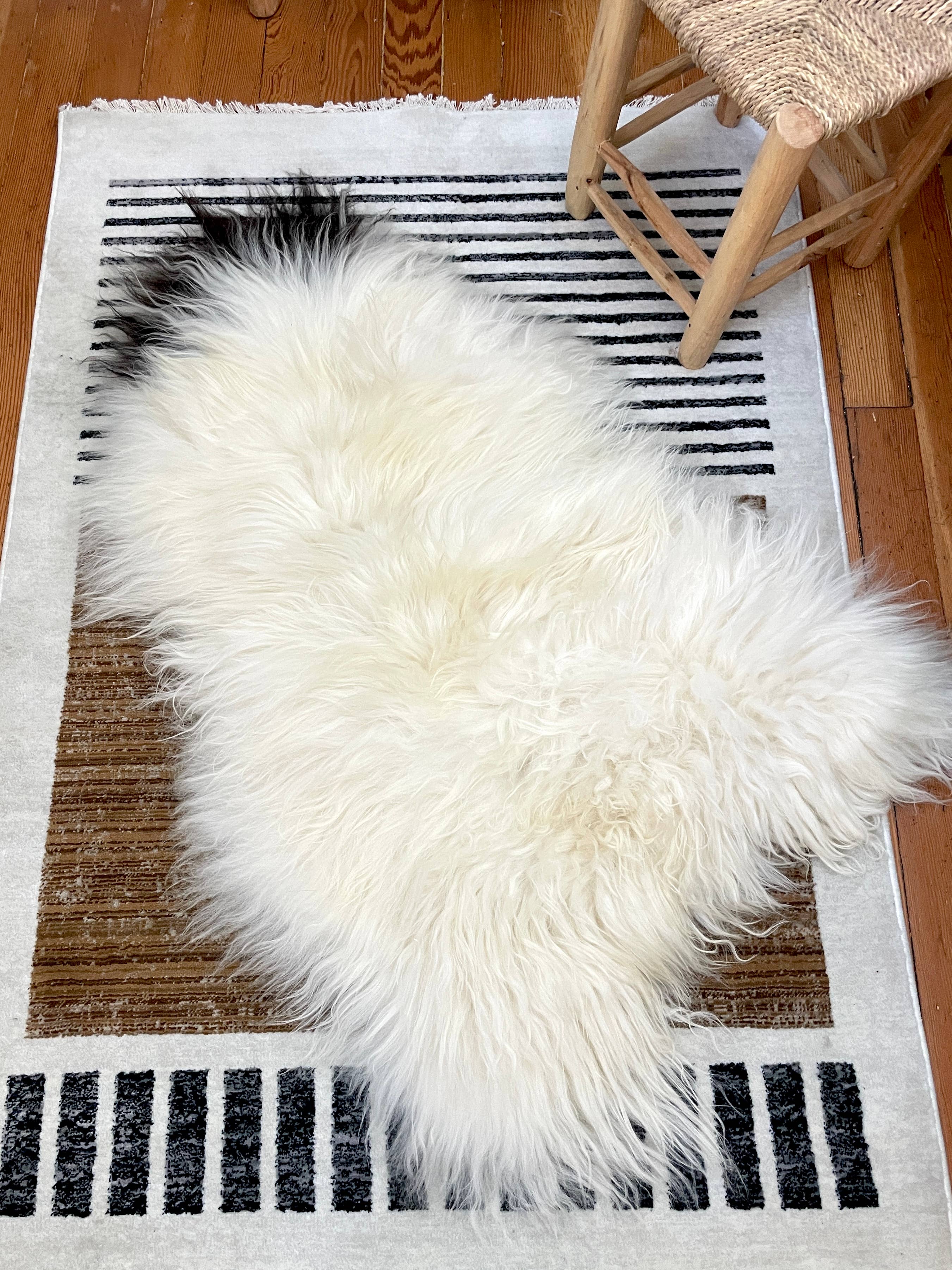 HoogaHooga - Vente Tapis - Peau de mouton islandaise Luna3
