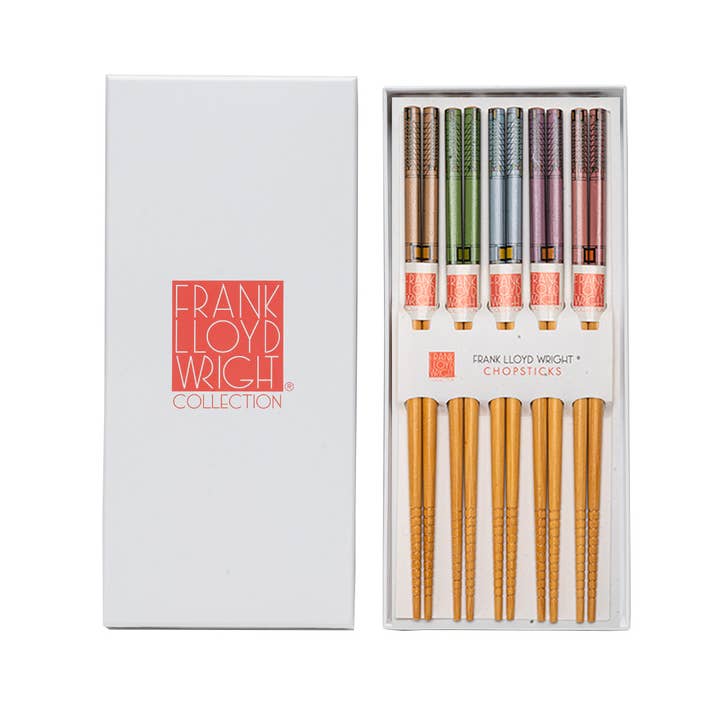Frank Lloyd Wright Tree of Life 5PC Chopstick Set for wholesale by Pacific Trading