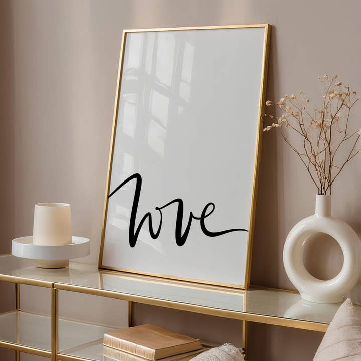 Tales by Jen - Wholesale Poster - Love handlettering poster3