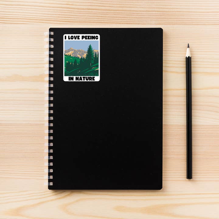 Atomic Cactus Stickers - Wholesale Phone & Laptop Stickers - I Love Peeing In Nature Sticker | National Parks Sticker | Vinyl Sticker | Pro-Environment | Activism5