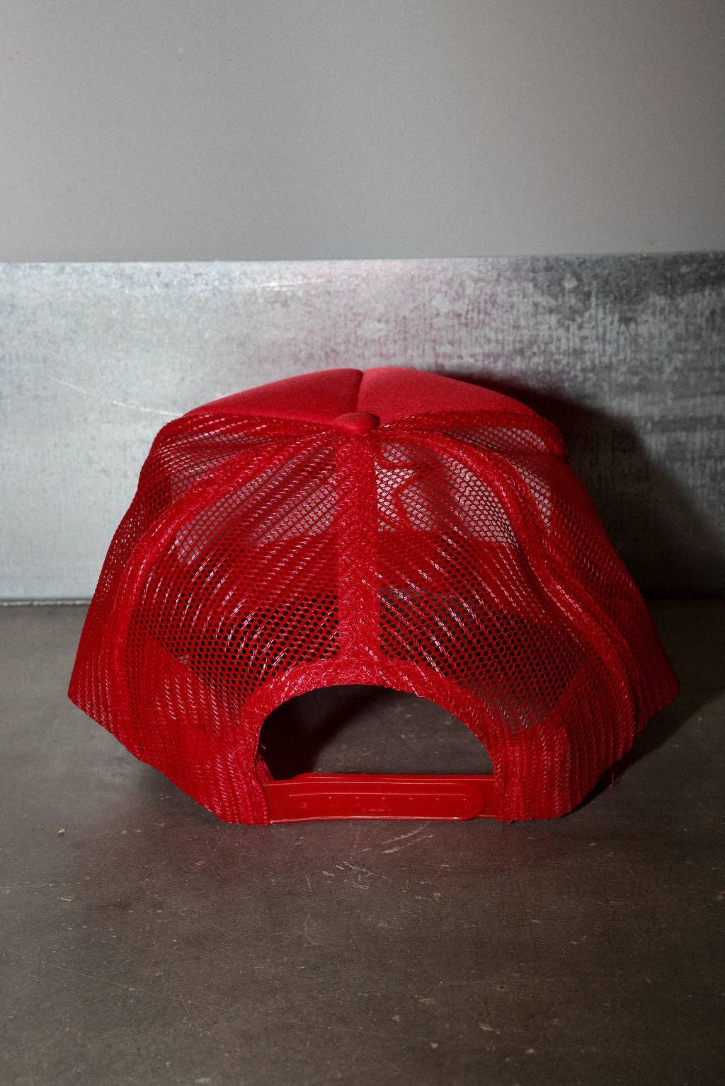 Burnt Toast - Wholesale Trucker Hat - Unisex - Holiday Heatwave Red Embroidered Trucker Hat2