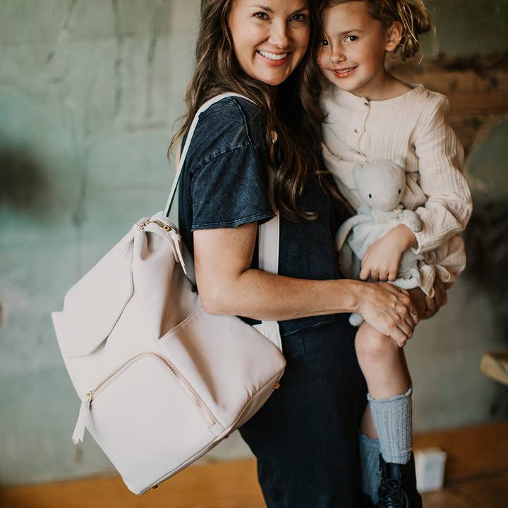 Rori & Rose – bolsa para fraldas - Bebé por atacado – Mochila para Mãe com Alça de Ombro e Cinto para Mala, Bolsa Impermeável Úmida e Seca7