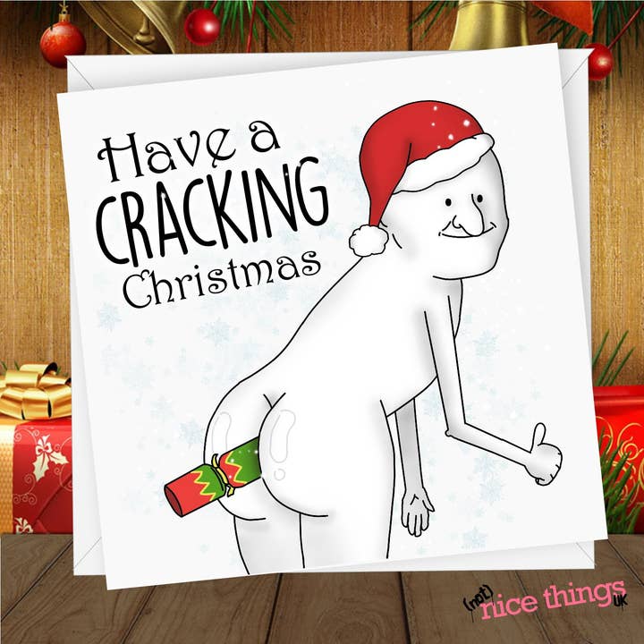 Cracking Christmas Card! | Funny Christmas Card for wholesale by NotNiceThings