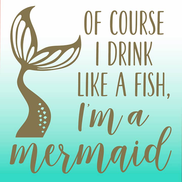 soiree-sisters - Wholesale Disposable Napkin - Funny Cocktail Napkins | I'm a Mermaid - 20ct