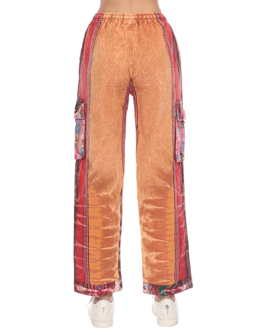 The Collection Royal / Royal Handicrafts - Vendita all'ingrosso Pantalone - Donna - Pantaloni Hippie Boho Hippie in cotone Stonewash20