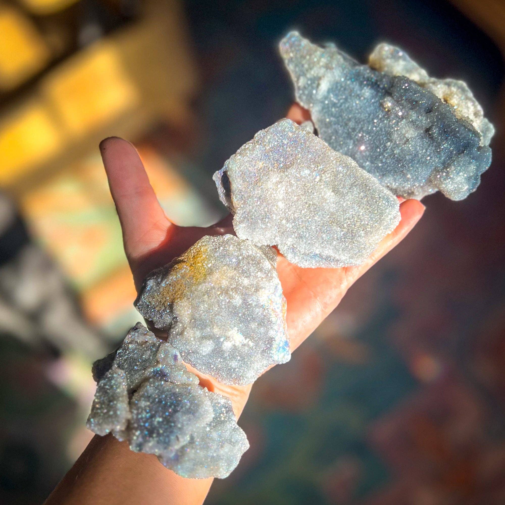 Mandala Gems - Wholesale Spiritual Stone/Crystal - Aura Sphalerite Raw Crystals7