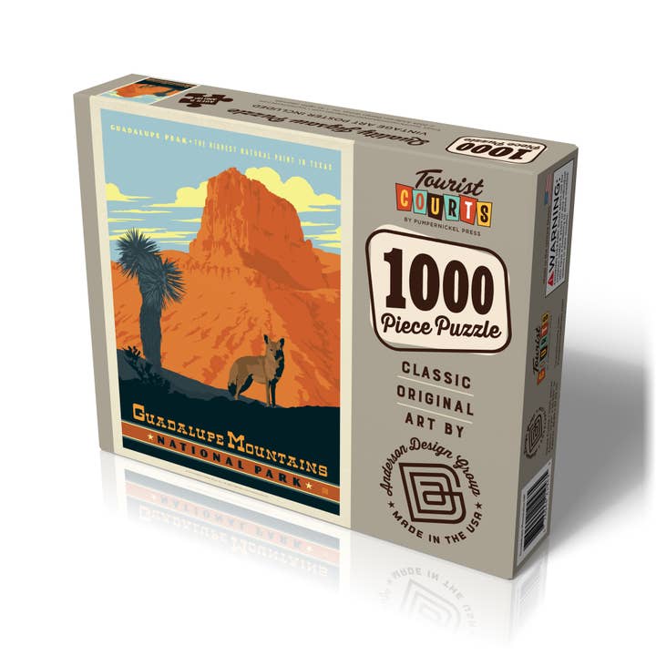 Guadalupe Mountains NP Puzzle for wholesale by Pumpernickel Press