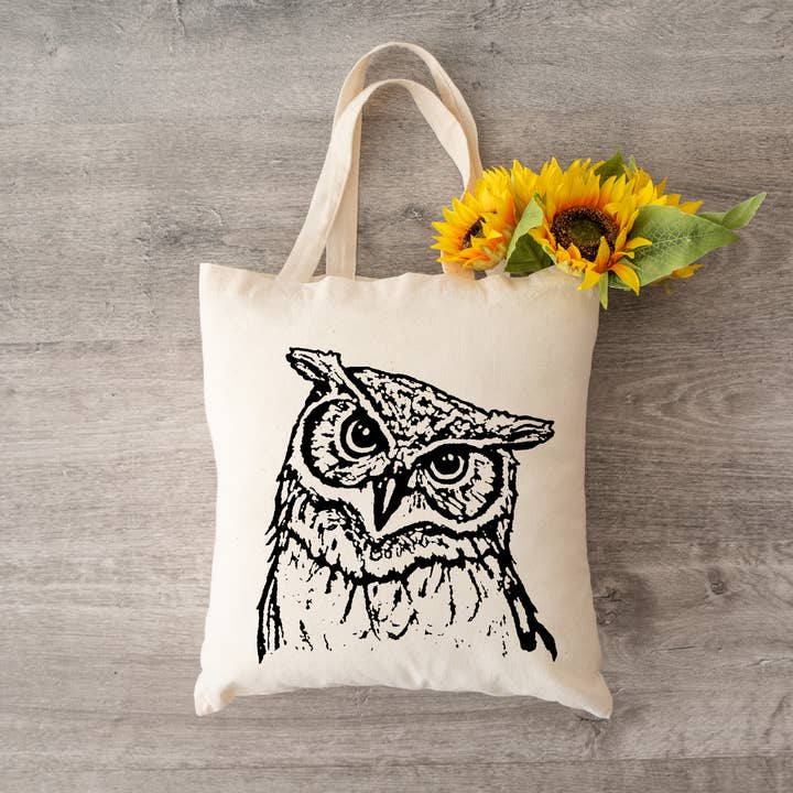 Eulen-Tragetasche für den Großhandel von Spicy Kitten Designs