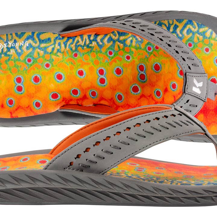 Korkers Products LLC - Wholesale Teenslippers - Heren - Fish Flip® - Beekforel0