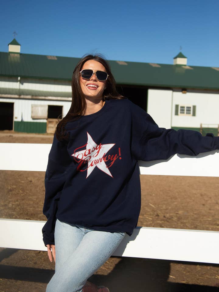 LET COWBOY SWEATSHIRT for engroshandel hos CHARLIE SOUTHERN