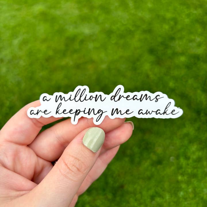 Een Miljoen Dromen Sticker | Auto Sticker voor wholesale door MVM Graphics