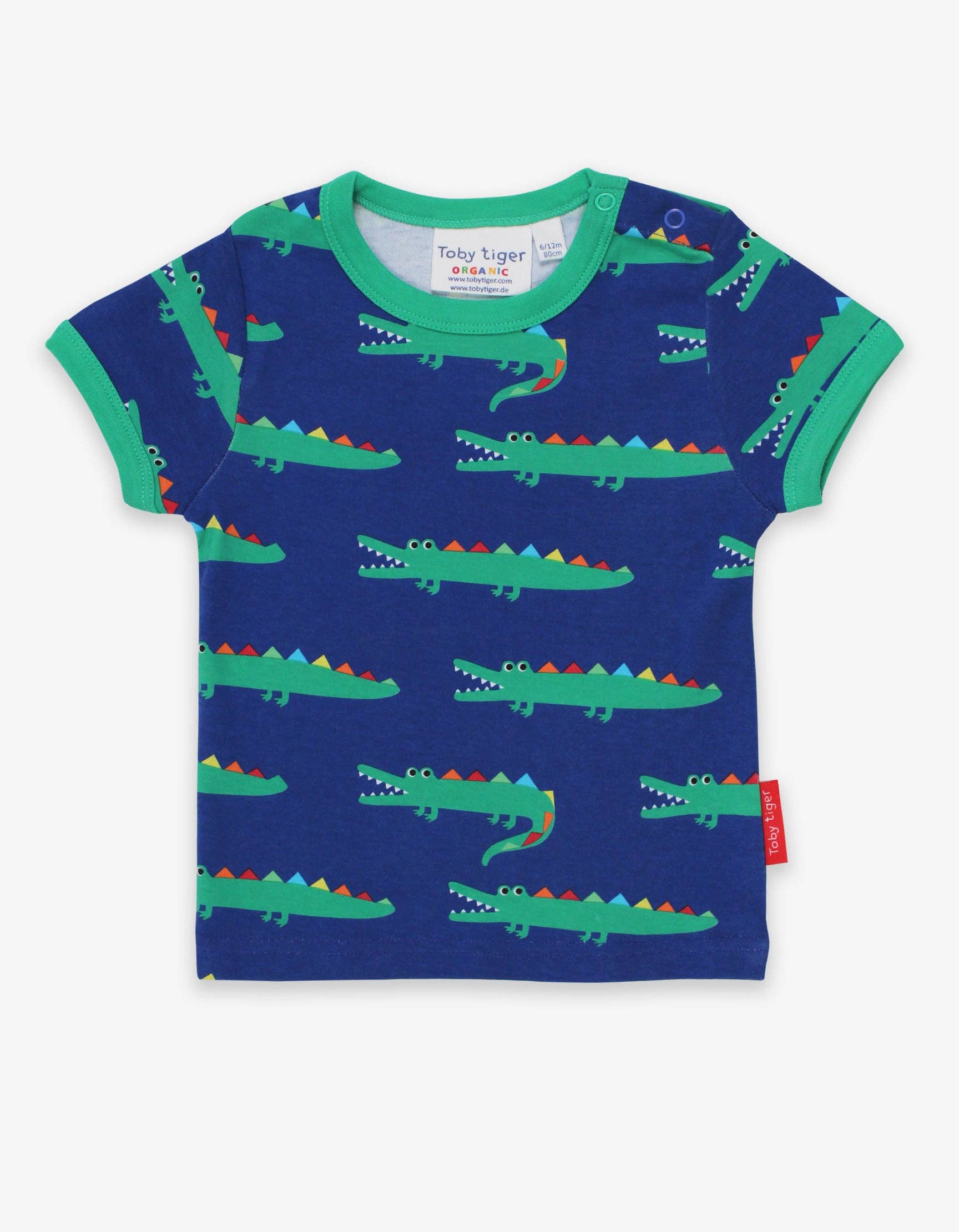 Toby Tiger - Wholesale T-Shirt - Kids - Organic Crocodile Print T-Shirt0
