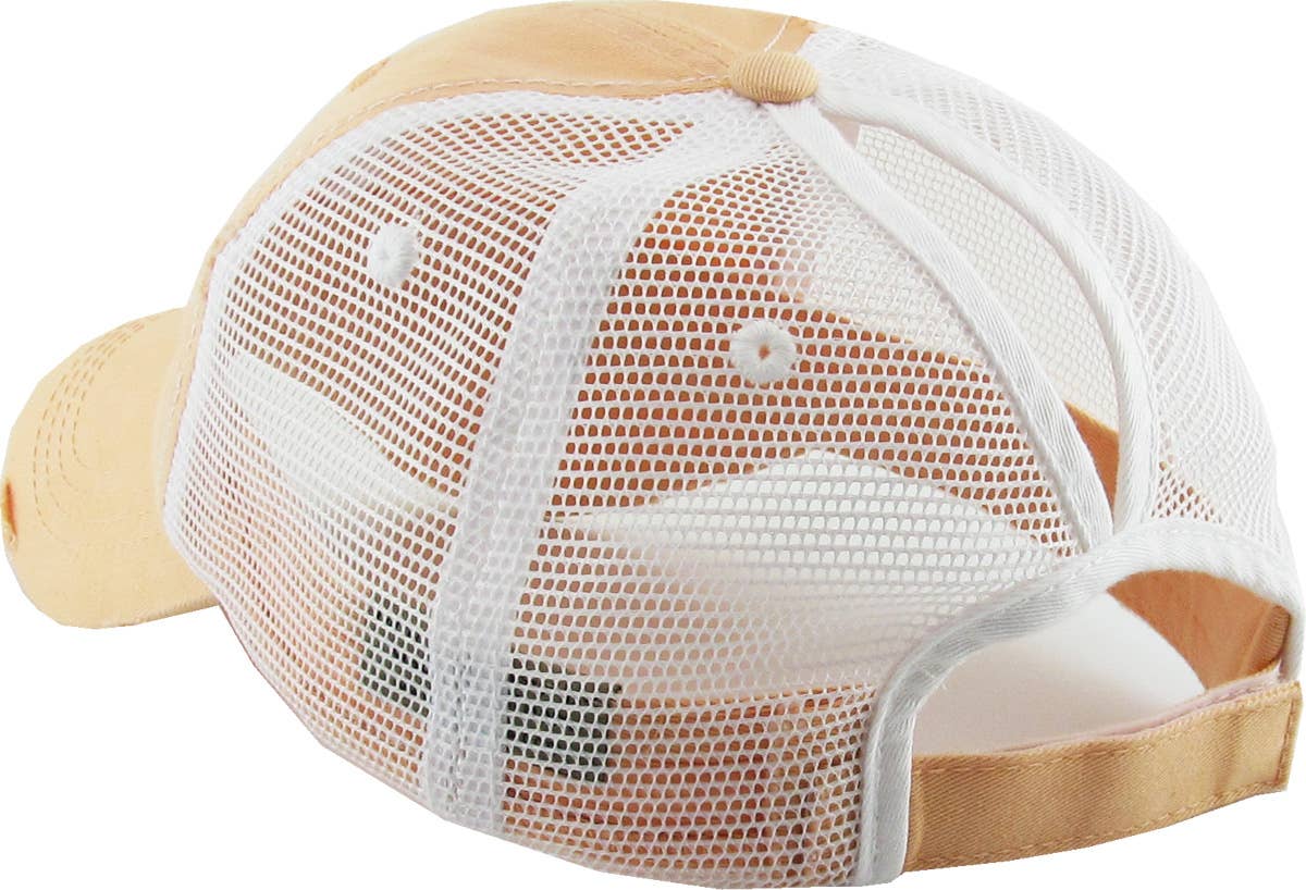 KBETHOS – Boné de beisebol - Mulher por atacado – Boné ajustável de malha com abertura para rabo de cavalo96