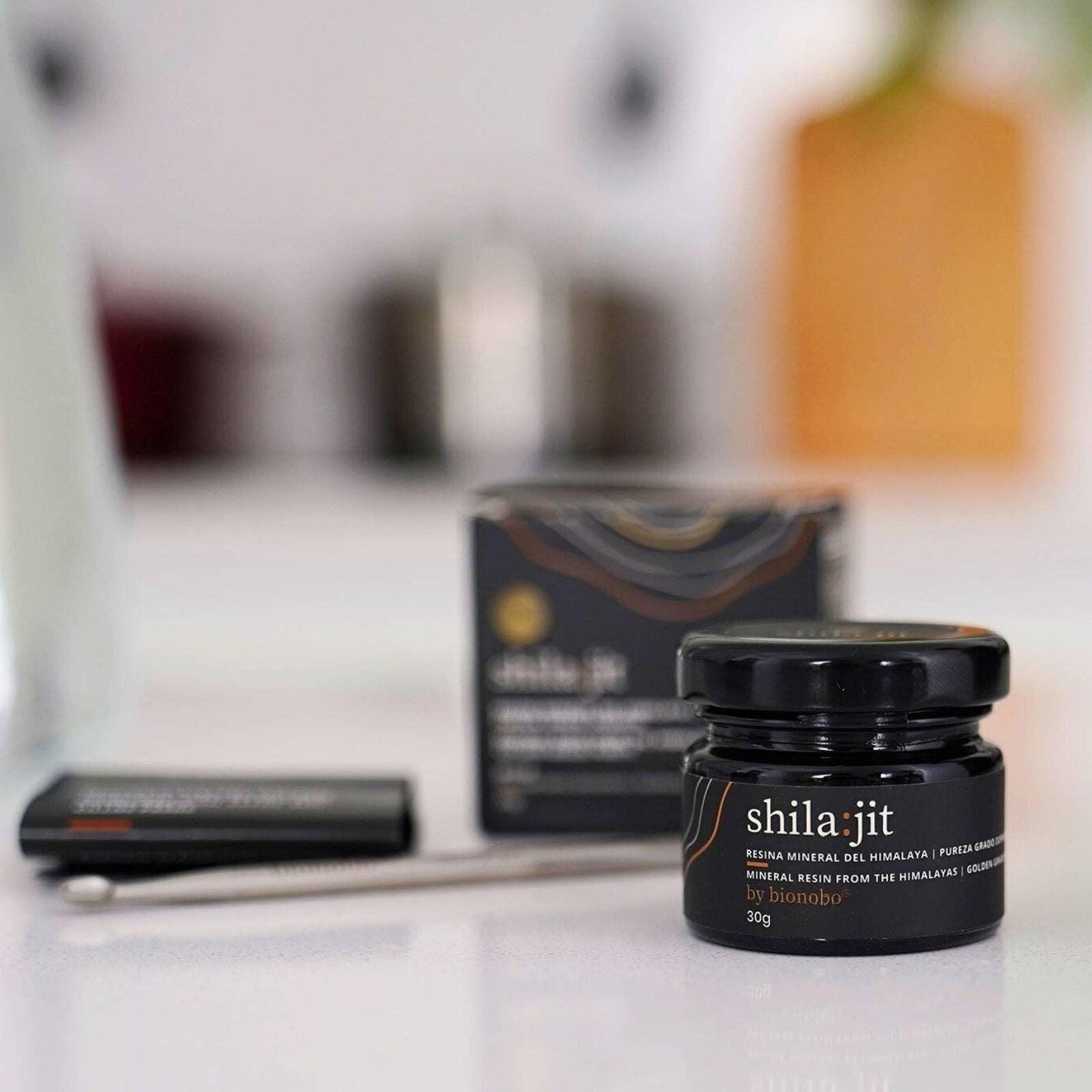 bionobo - Wholesale Oral Supplement/Vitamin - Shilajit Dorado | Crudo y secado al sol +5000m | 30g | 150+ Dosis diarias1