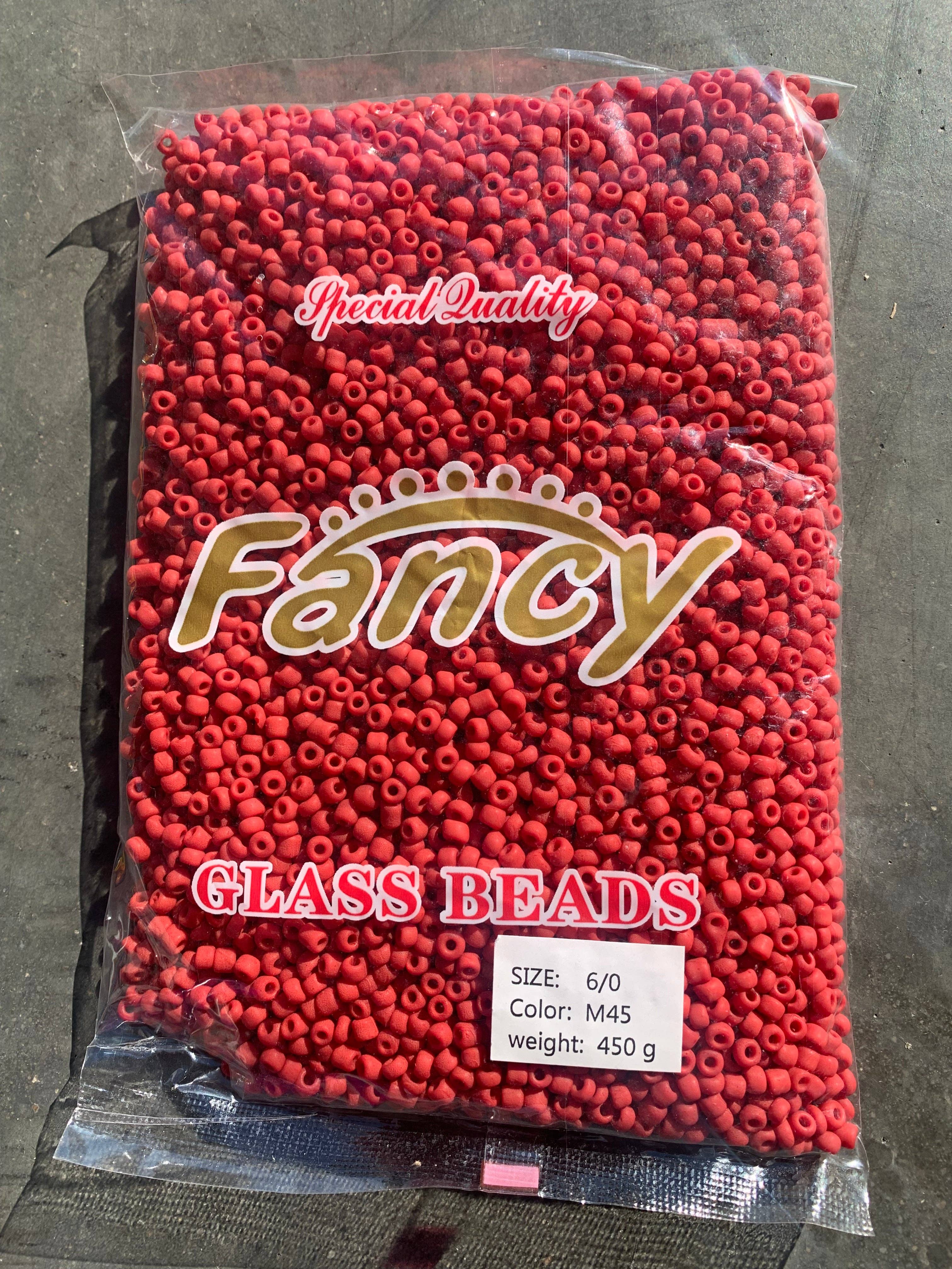 MaddieMayShop - Venta al por mayor Cuentas - Perlas de semillas 6/0, perlas de semillas a granel, perlas de vidrio esmerilado de 450 gramos11