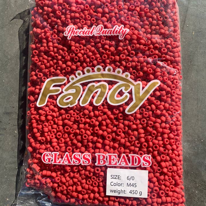 MaddieMayShop - Wholesale Beads - 6/0 Seed Beads, Seed Beads Bulk, Frost Glass Beads 450 Grams13