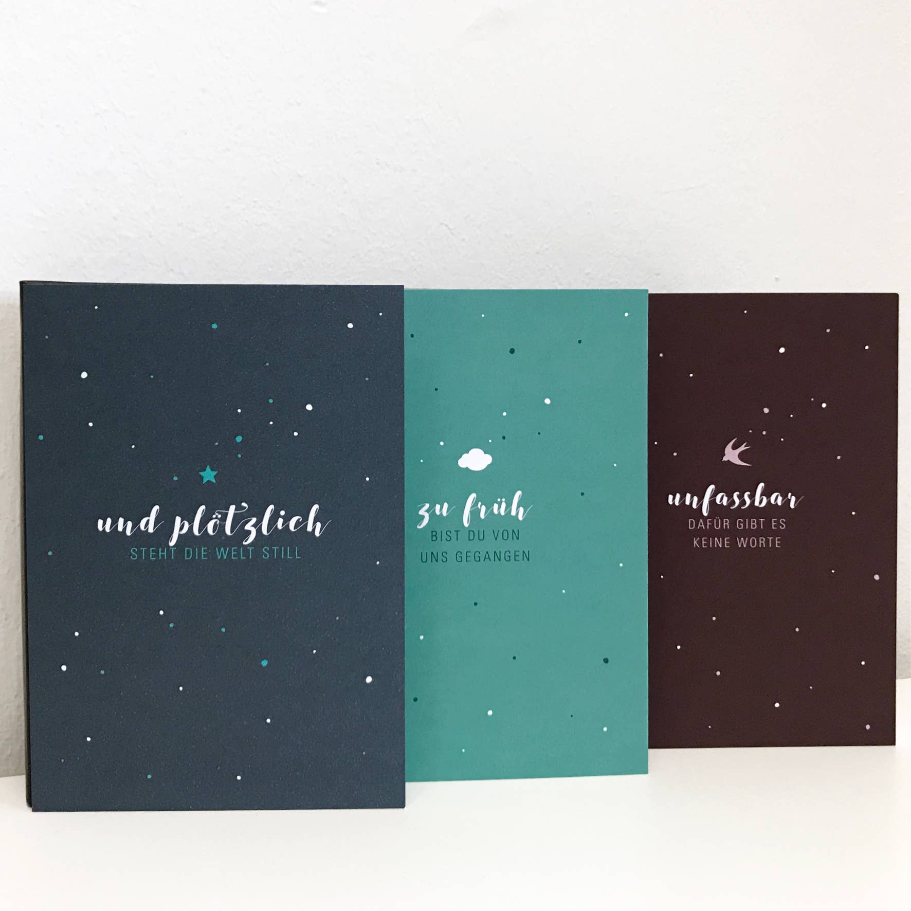 Kunst an Papier - Vendita all'ingrosso Biglietti di condoglianze - Biglietto da lutto Pepe Wolke6