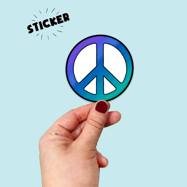 Autocolante de Vinil à Prova de Água com Sinal de Paz por atacado de Songbird Artistry