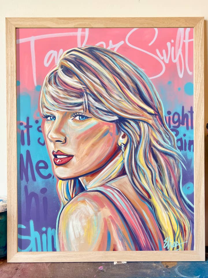 Taylor Swift Art Print for wholesale by Elias Reynolds Art
