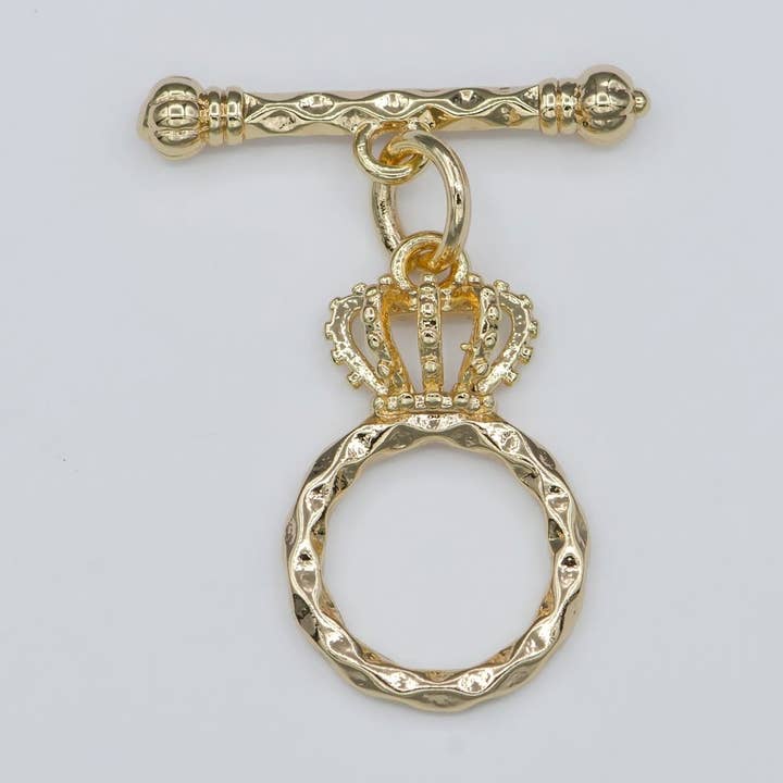 Cierre de palanca estilo corona chapado en oro para hacer joyas DIY collar pulsera tobillera L-312 para venta al por mayor de Aim Eternal