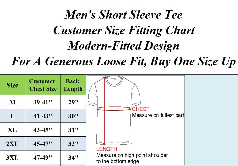 Galaxy By Harvic - Wholesale T-Shirt - Men's - Men's Premium Heavyweight Crew Neck Short Sleeve Tee (6 OZ)7