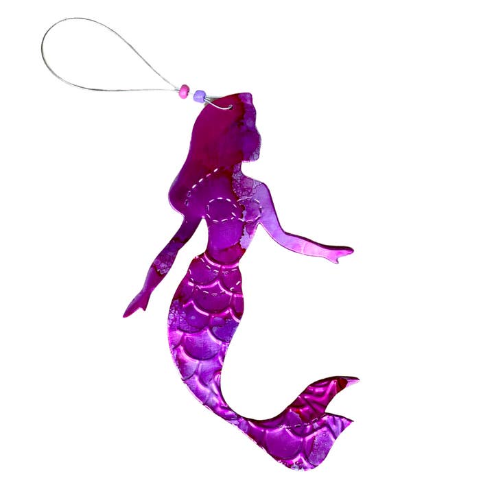Ornamento Sereia - Ornamento Reciclado por atacado de Seatree Studio