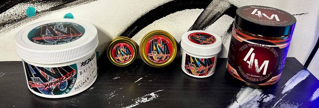 I AM Tattoo Aftercare + More – wholesale Tattoo ointment/care – I AM Duringcare (XXL-8 OZ container) (30 day supply on average)2