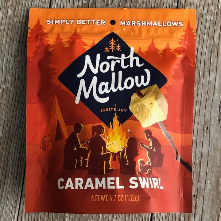 North Mallow - Wholesale Marshmallow - Caramel Swirl Marshmallow