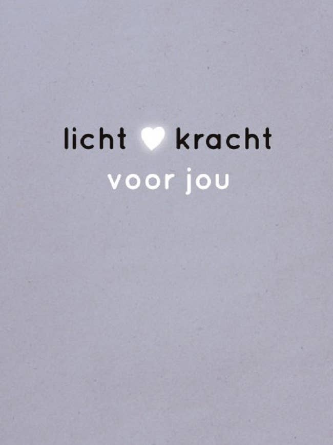 Postkarte T14: Licht und Energie für dich für den Großhandel von Zinvol.nu