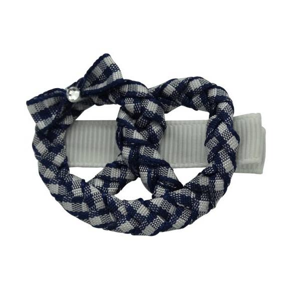 Pinza para el cabello con forma de pretzel y lazo para venta al por mayor de JOYHAIR