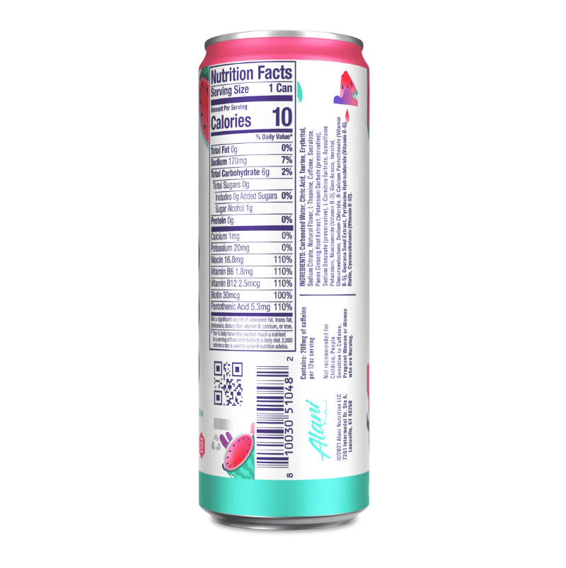 L&F Universal Goods - Wholesale Sports/Energy Drink - Alani Nu Energy - 12 Pk - 12 Oz - Watermelon Wave1