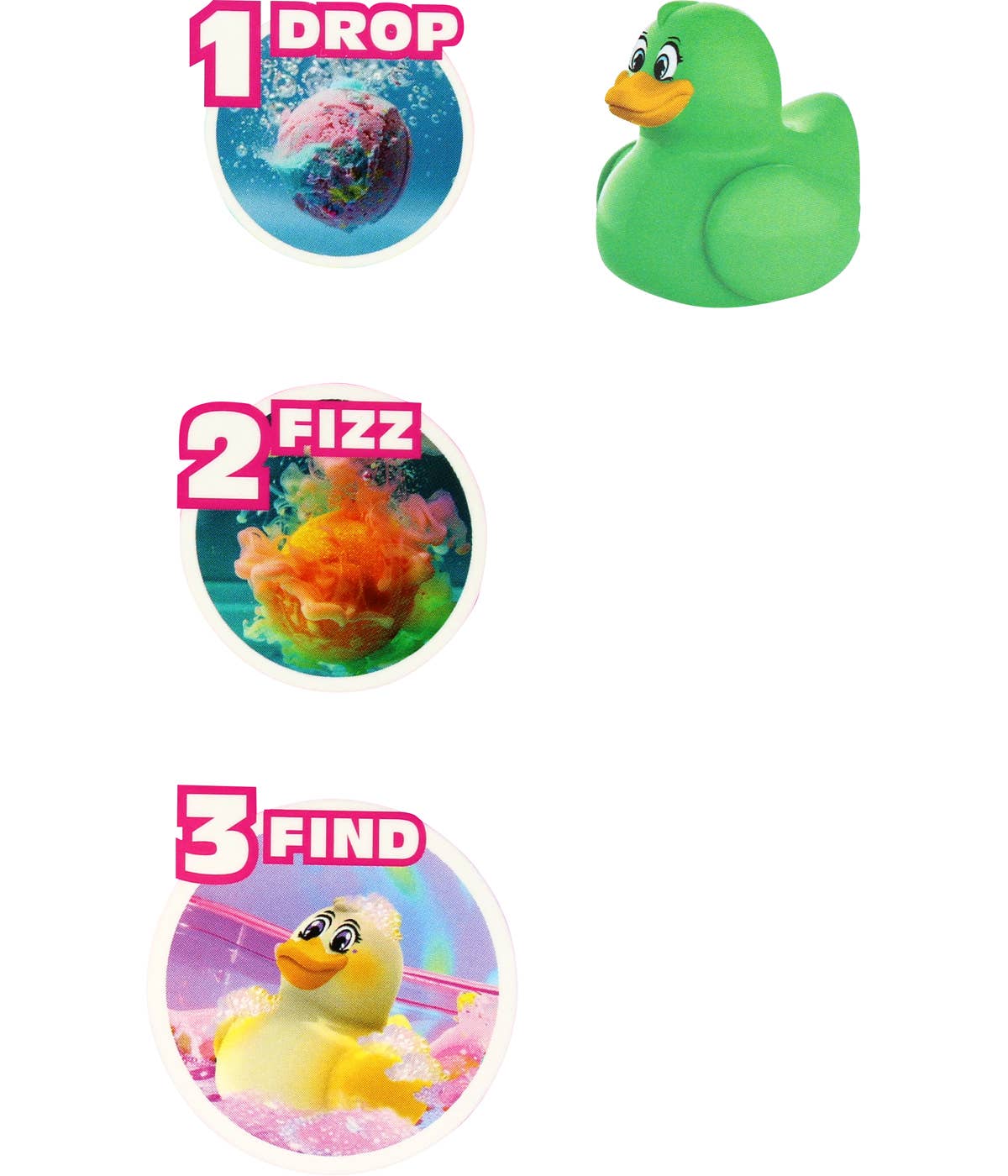Joy Toy - Wholesale Badspeelgoed - Baby - Teeny Weeny Duckeez badpakket met badeendje en verrassingsbadbom2