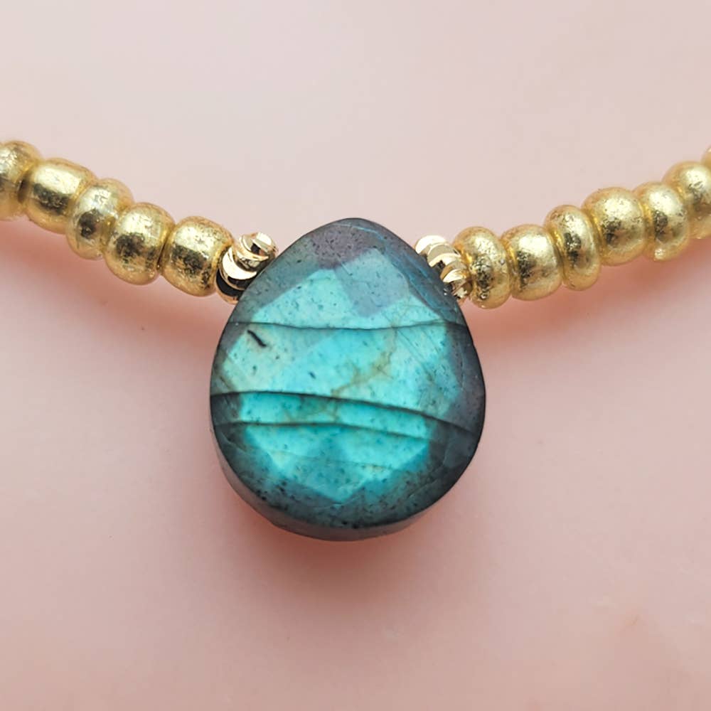 Moira Bijoux Creation – wholesale Hänge-/berlockhalsband – Malara Labradorit Halsband4