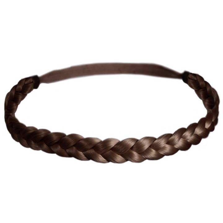 Bandeau tressé Mia Jumbo Braidie 1" - Marron clair pour la vente par Mia
