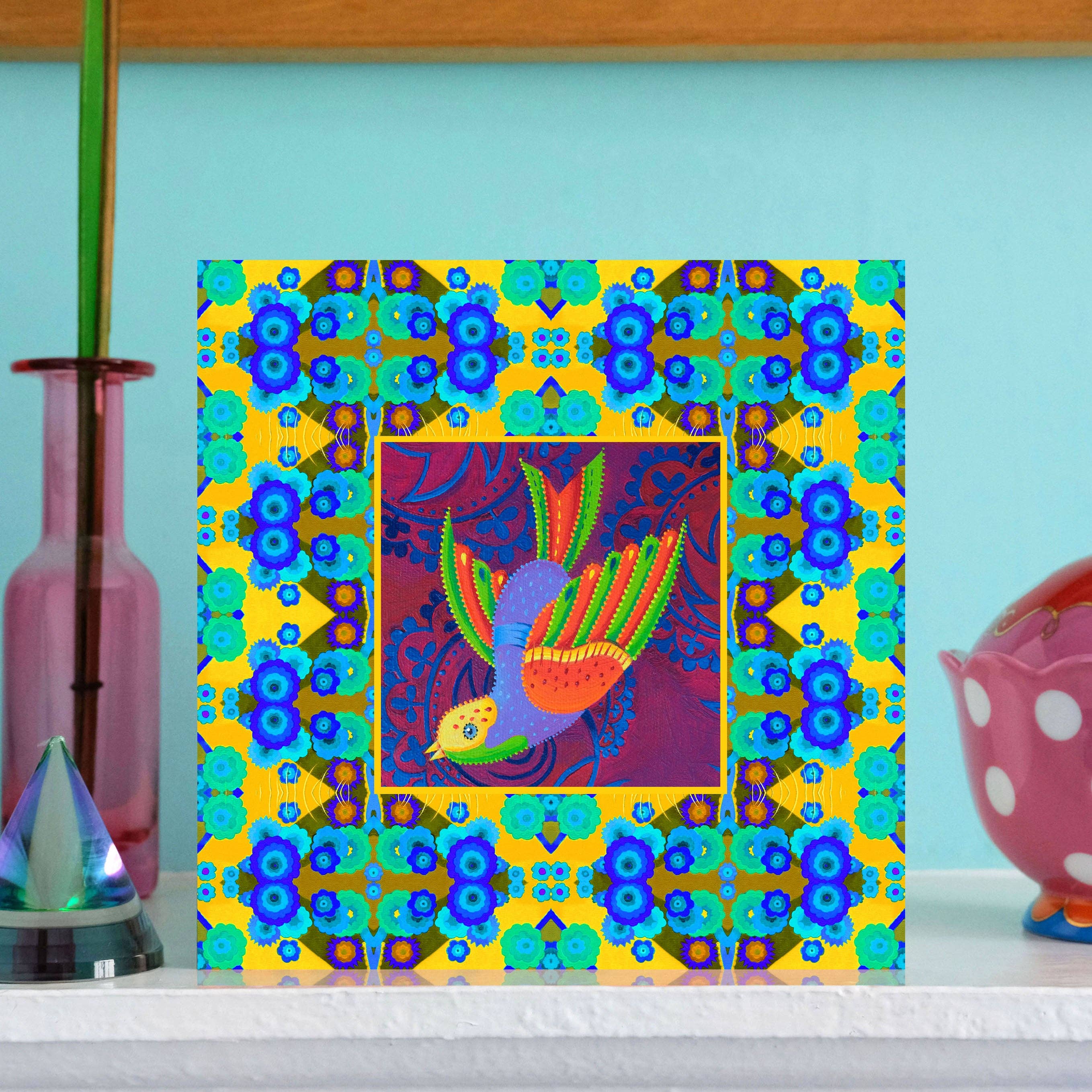 Tattersfield Designs – Engroshandel Hverdagshilsen kort – 'Swooping folkefugl' kort1