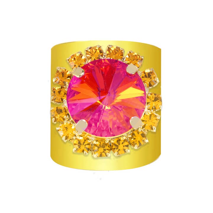 TOVA - Wholesale Cocktail/Statement Ring - Jacci Rings in Gold