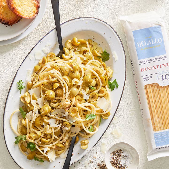 Delallo - Wholesale Pasta - Bucatini -Bag #10 1lb