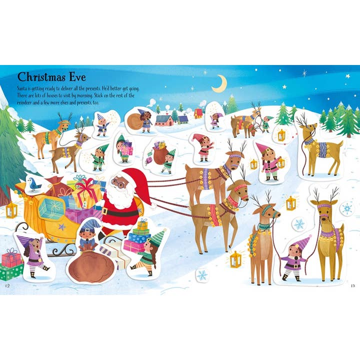 HarperCollins - Wholesale Coloring & Activity Book - Kids & Baby - First Sticker Book Christmas : Usborne3