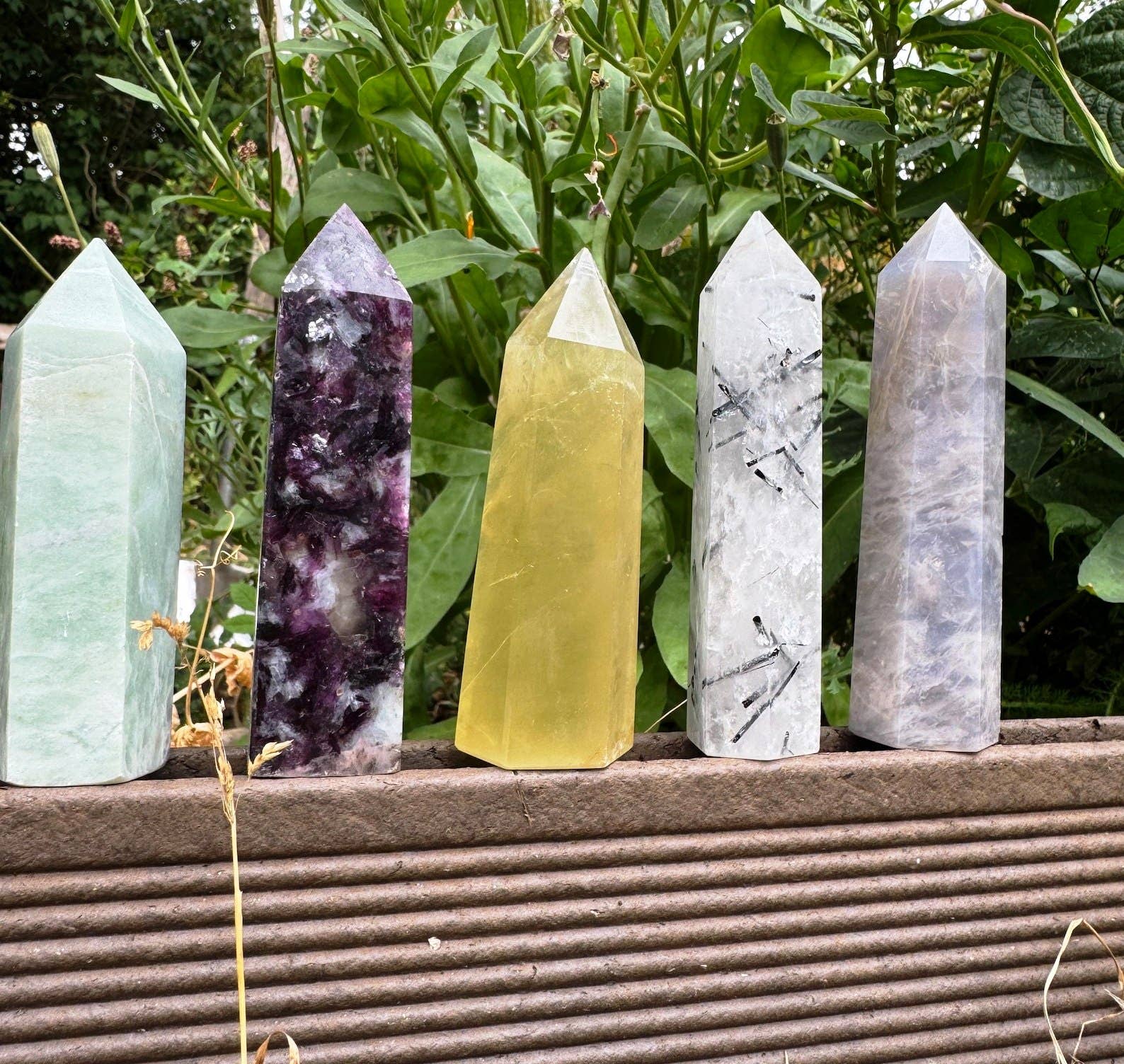 Elf Kendal Hippies - Vendita all'ingrosso Pietra/cristallo spirituale - Torre di gemme 5 a 11 cm bacchetta misteriosa sorpresa punto di cristallo4