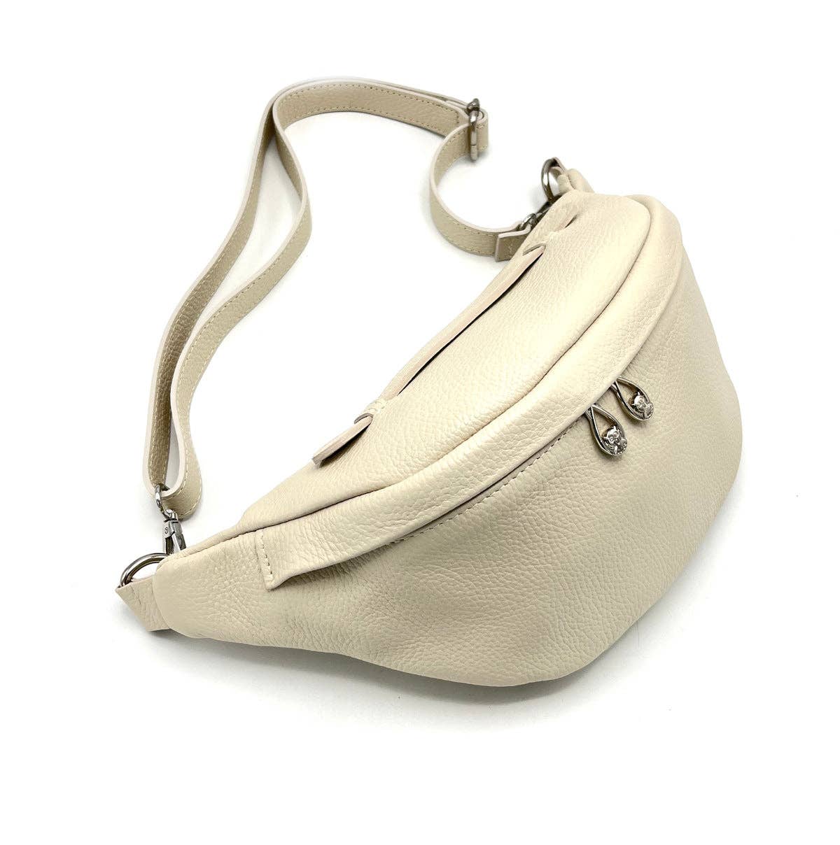 Suie Valentini srl - Wholesale Crossbody Bag - Women's - Genuine leather fanny pack, Made in Italy, art. 1124261