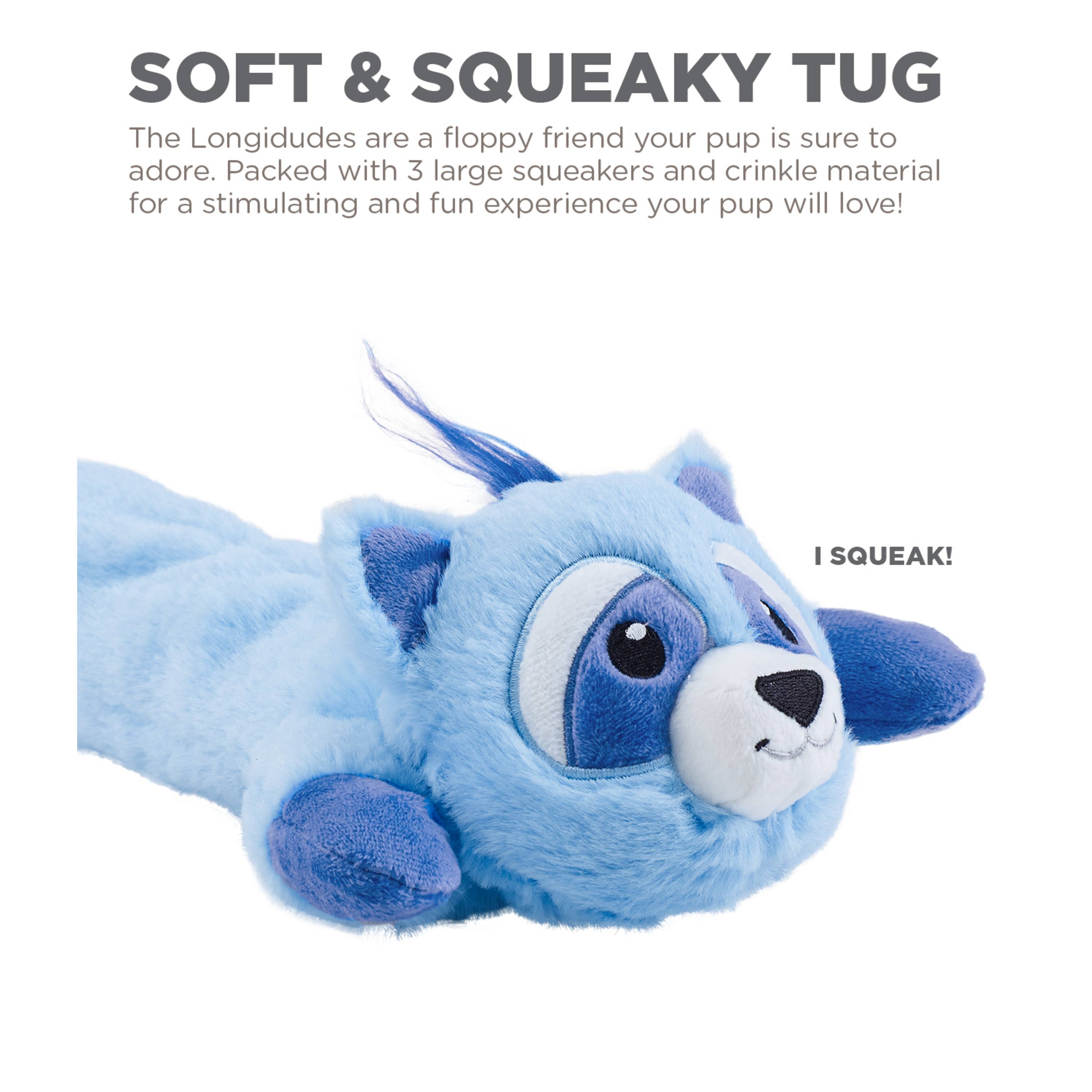 Pet Palette Distribution - Wholesale Pet Toy - Dog - Outward Hound Longidudes Raccoon Plush and Tug Dog Toy2