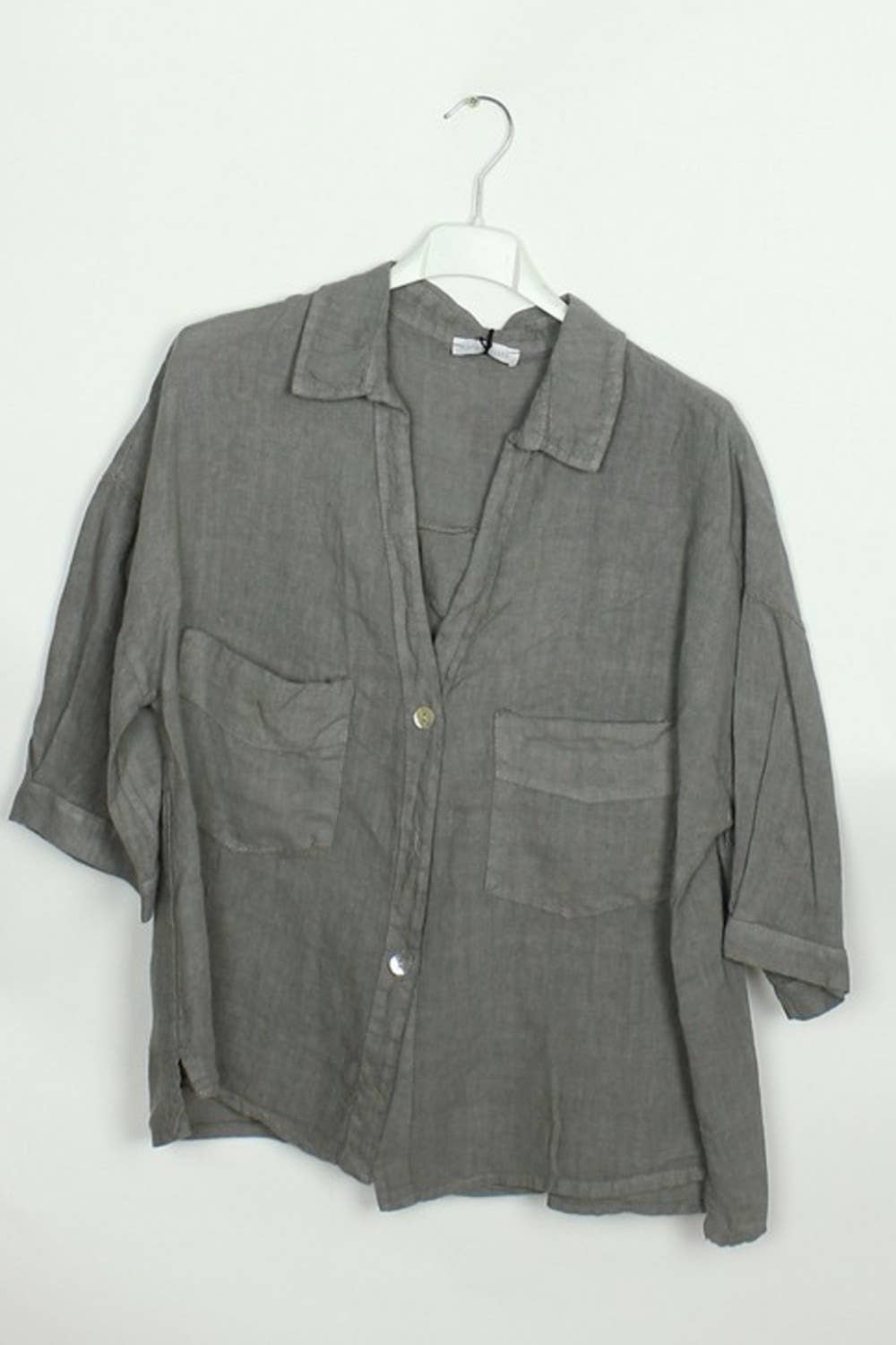 LÉA & LUC - Wholesale Button Down Shirt - Women's - 100% linen shirt REF.20174/59