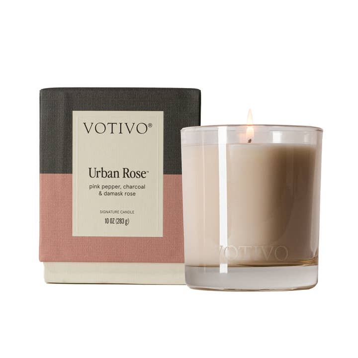 Urban Rose 10 oz. Signature Candle | Valentine's Gift for wholesale by Votivo