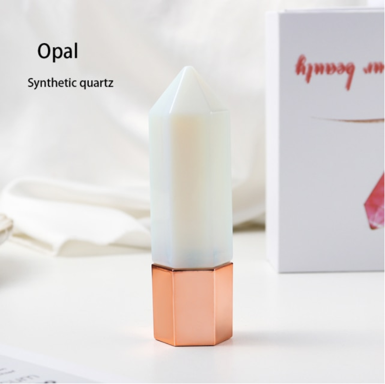 Crystolver (We Cover All Import Fees) – wholesale Hållare för eterisk olja – Ansiktsmassageflaska för eterisk olja i kristallsten2