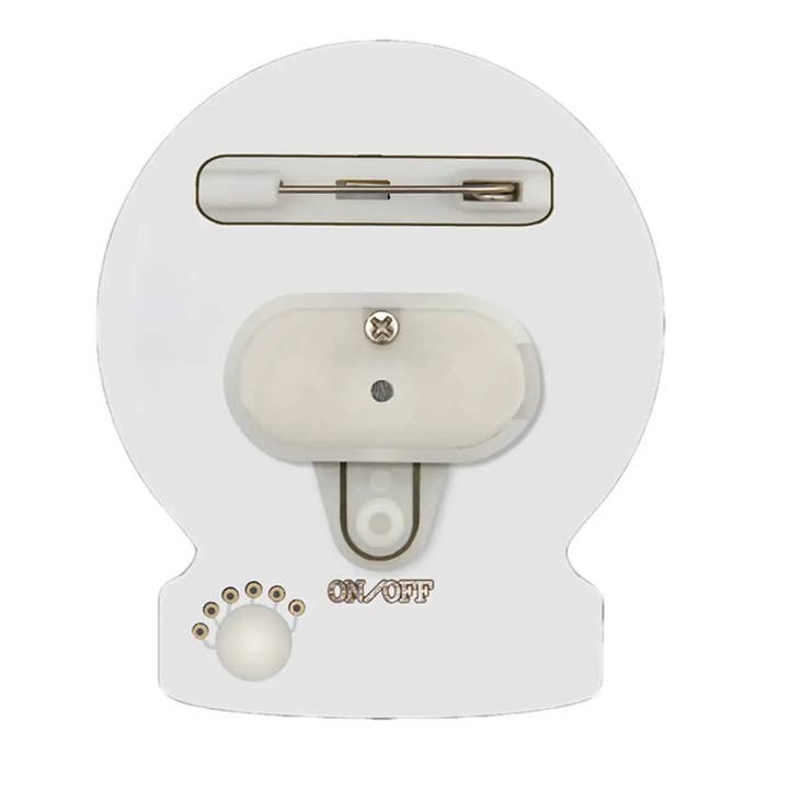 Blinkee.com, LLC - Wholesale Lapel Pin/Button - Christmas Snowman Globe Body Light-Up Pin1