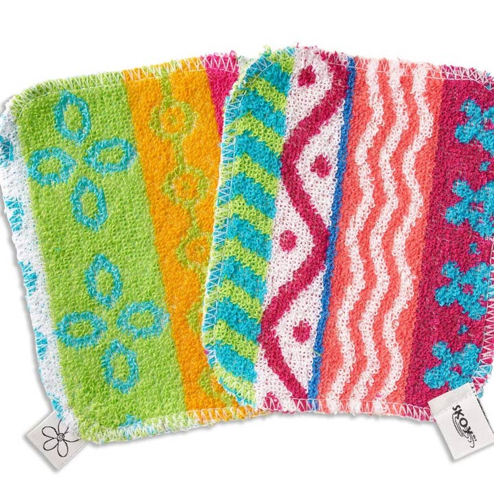 Skoy Enterprises, LLC – Großhandel Reinigungsschwamm – Skoy Scrub, verschiedene Farben, 2er-Pack2