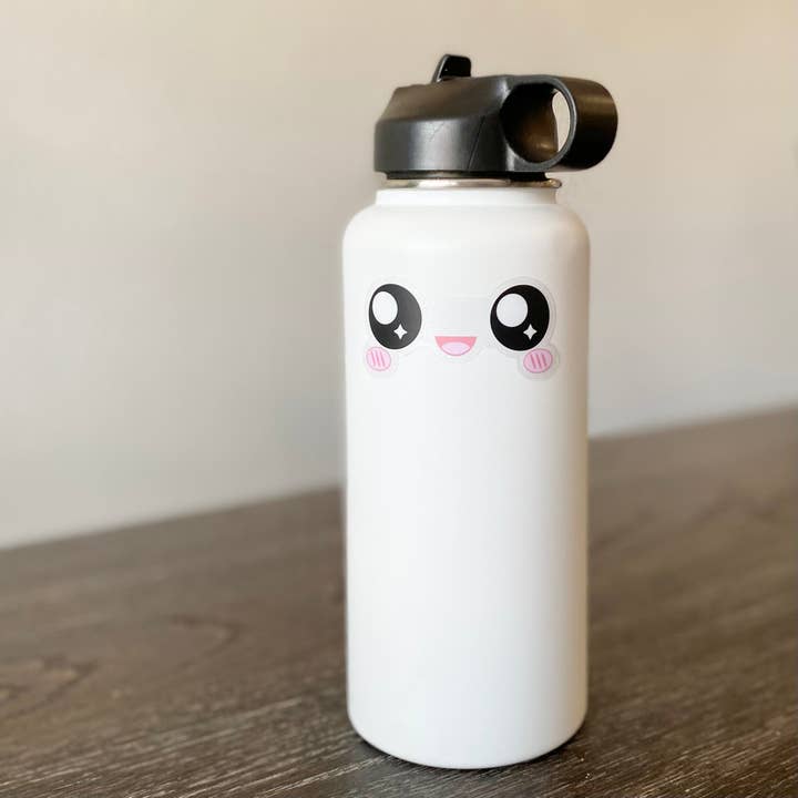 Pegatinas transparentes con cara kawaii para venta al por mayor de Blushiez