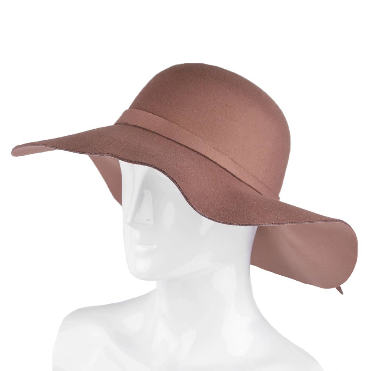Selini New York - Wholesale Fedora - Women's - Women's Polyester Felt Floppy Wide Brim Bowknot Hat5