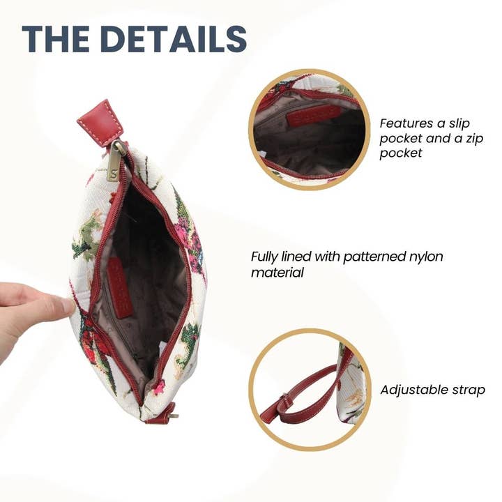 SignareArt - Wholesale Crossbody Bag - Women's - XB02-HUMM | HUMMINGBIRD CROSS BODY BAG PURSE HANDBAG3